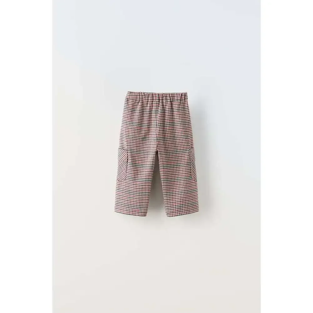 PLAID OVERSHIRT -SET